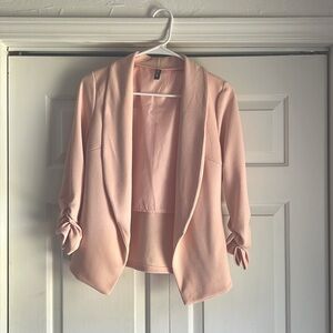 Blush pink women’s blazer